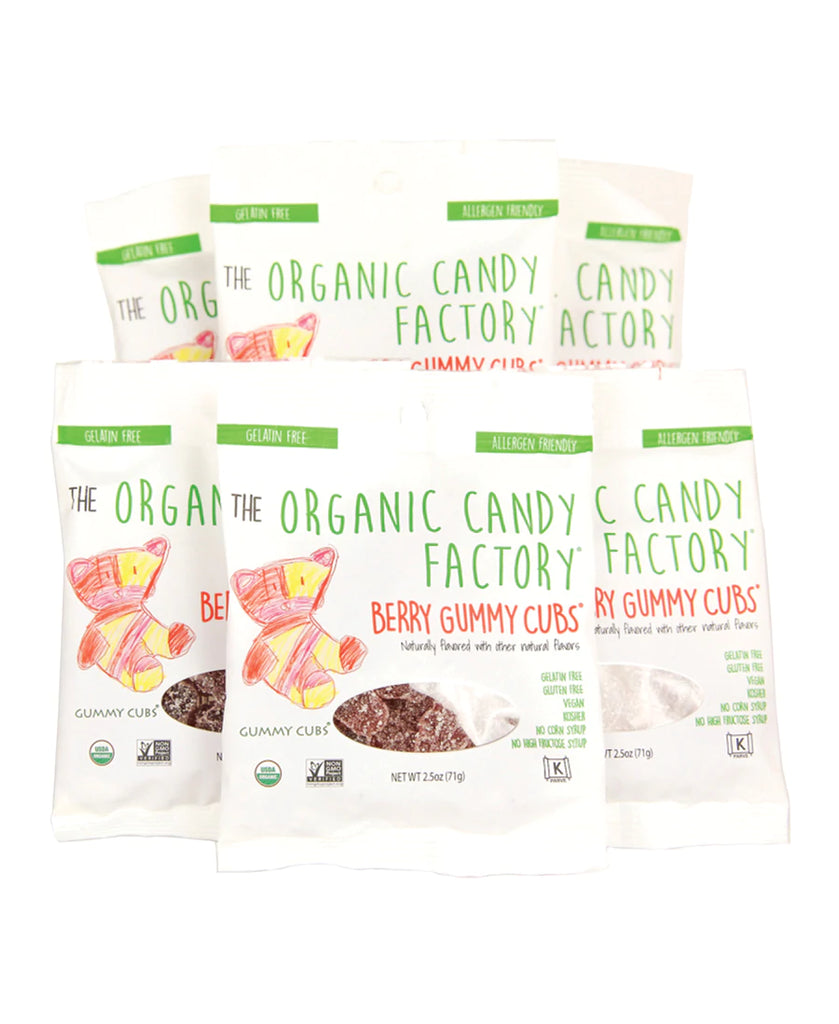 Organic Candy Factory™ Official Berry Gummy Cubs