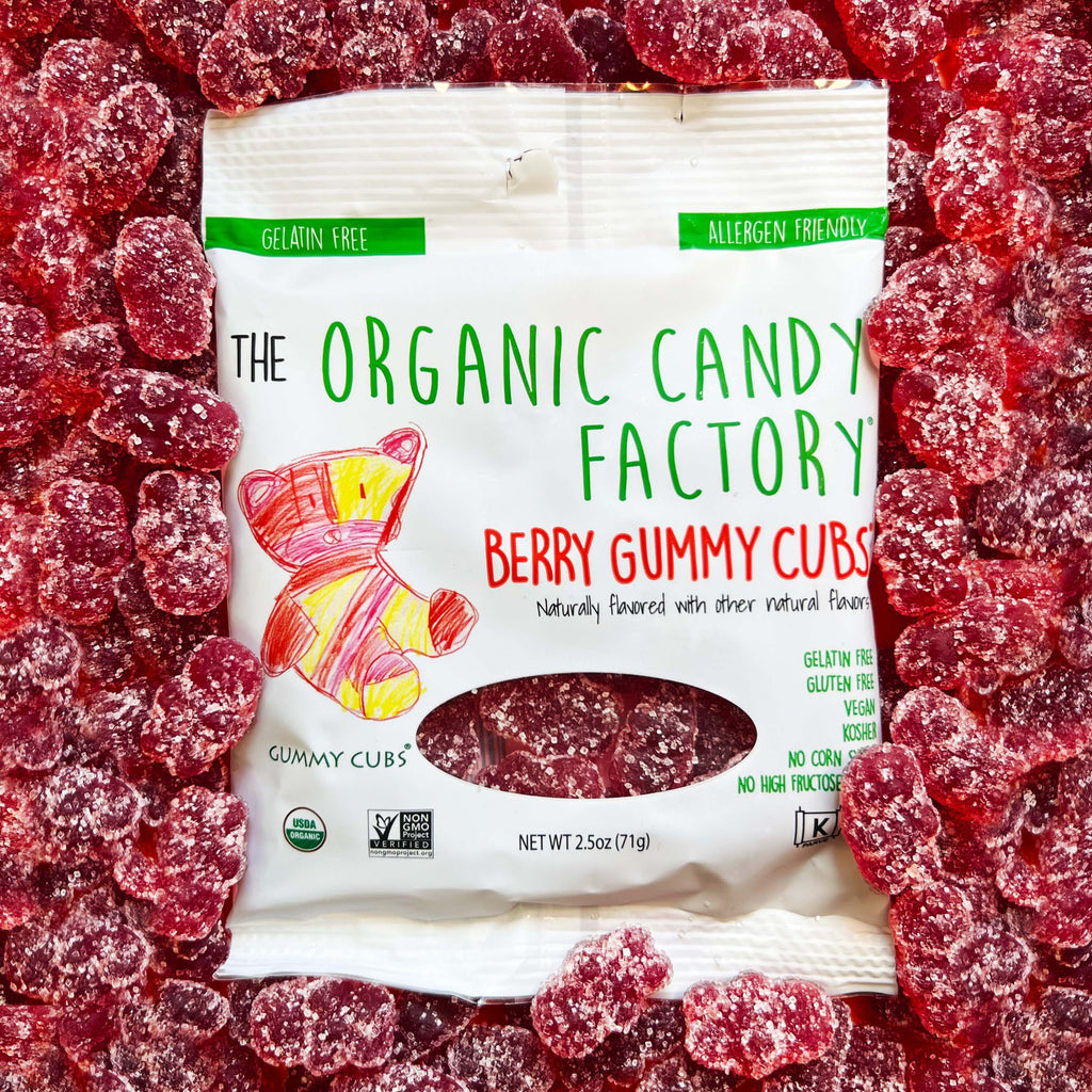 Organic Candy Factory™ Official Berry Gummy Cubs